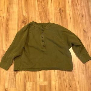 Olive green sweater